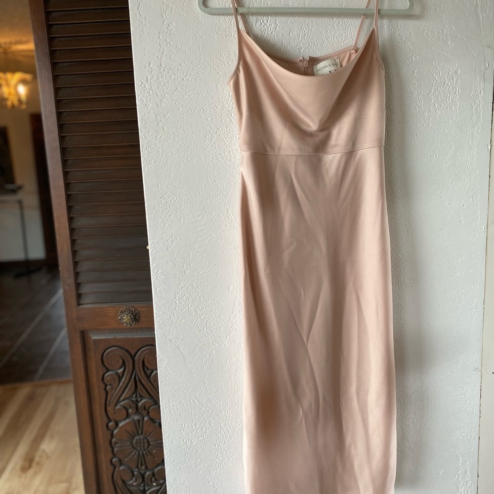 Sachin + Babi Pink Satin Dress - Picture 3 of 11